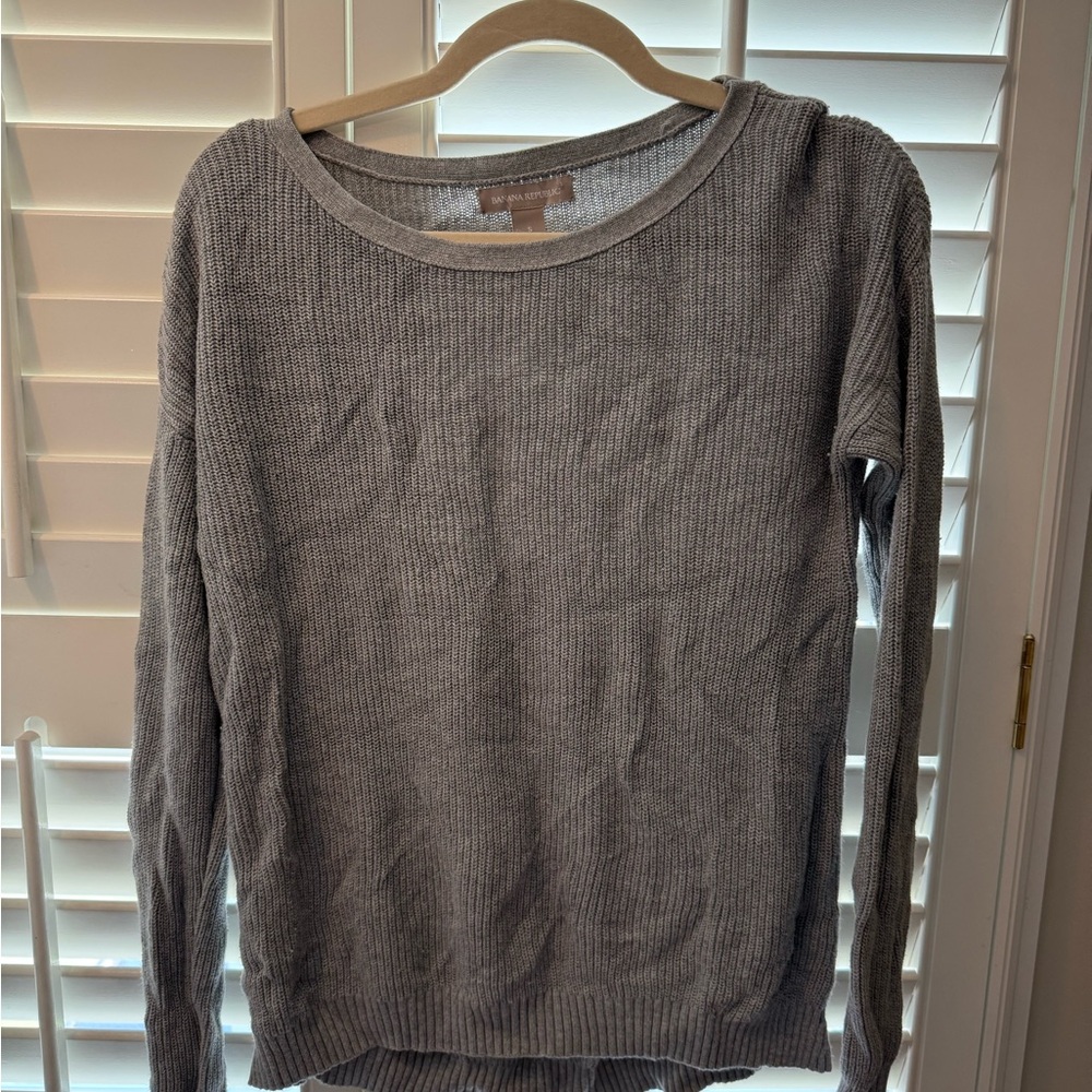 Banana Republic Gray Women's Sweater